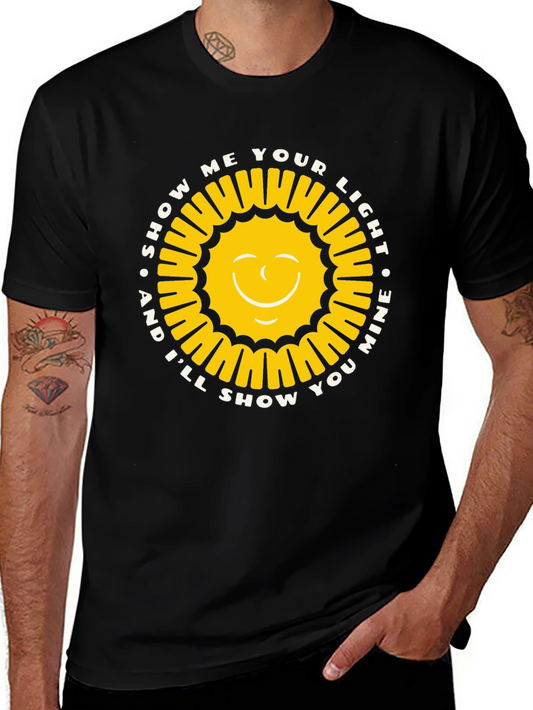 Show Me Your Light Graphic Tee - Black