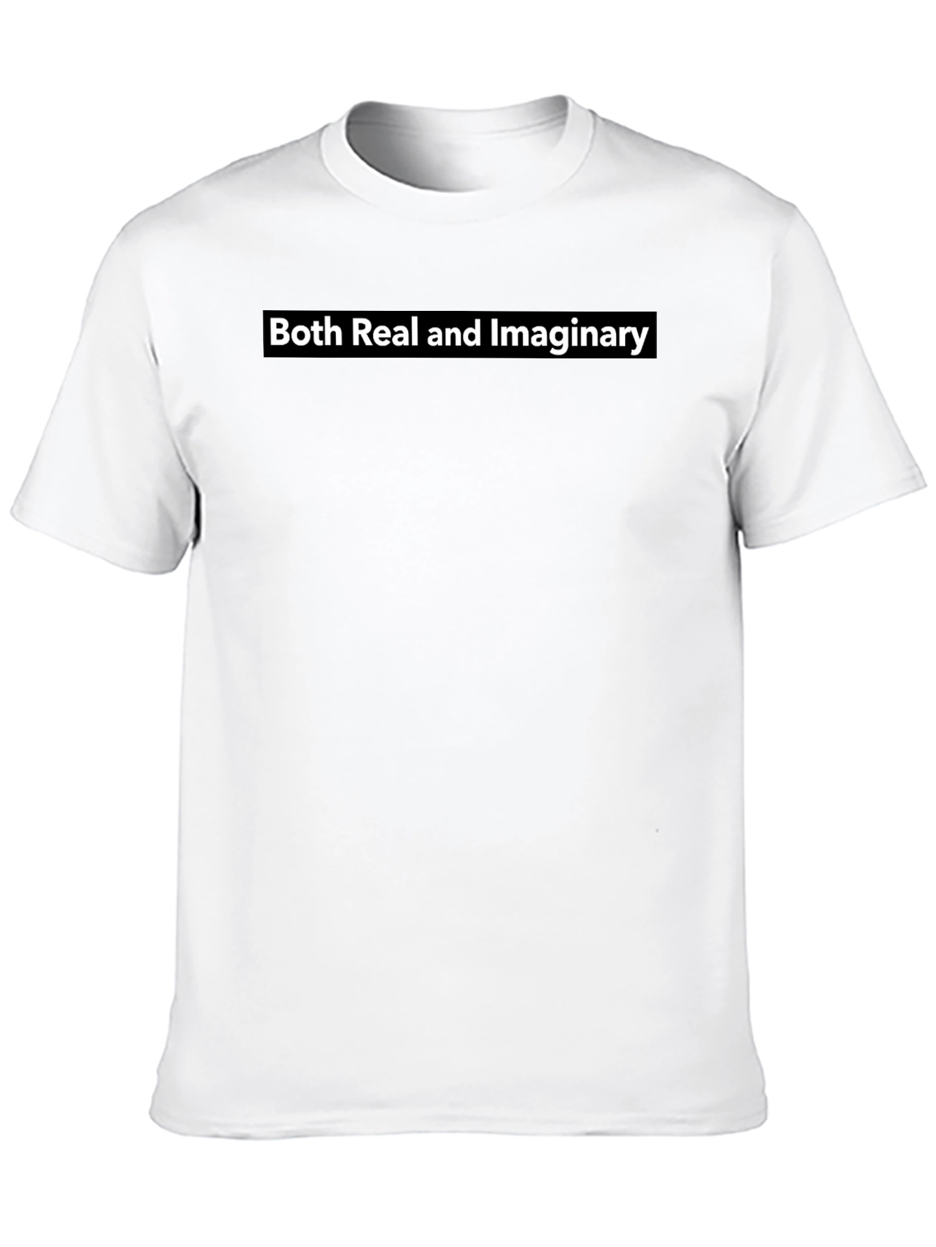Both Real and Imaginary Black T-Shirt