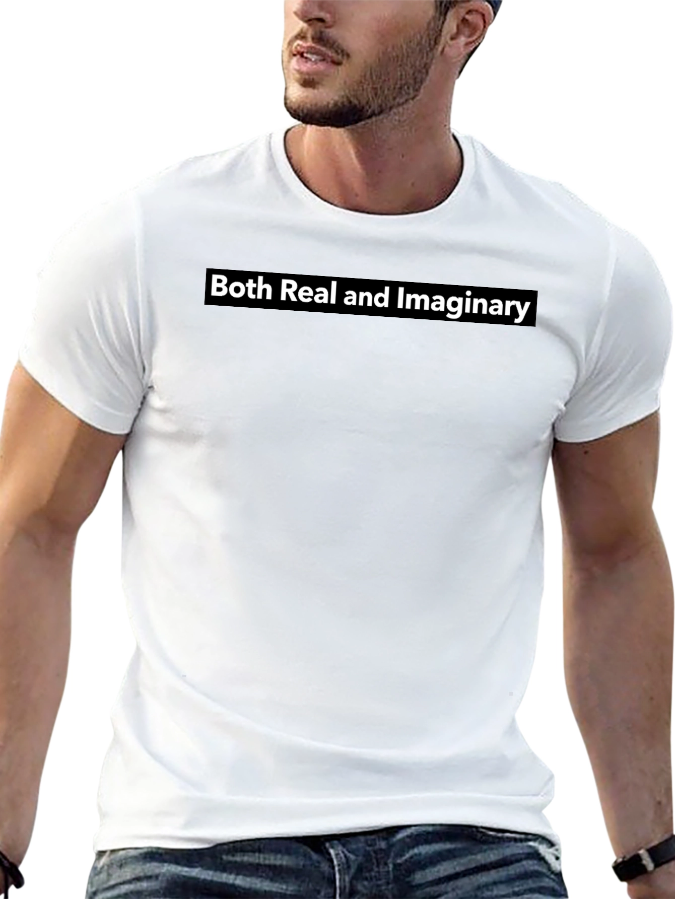 Both Real and Imaginary Black T-Shirt