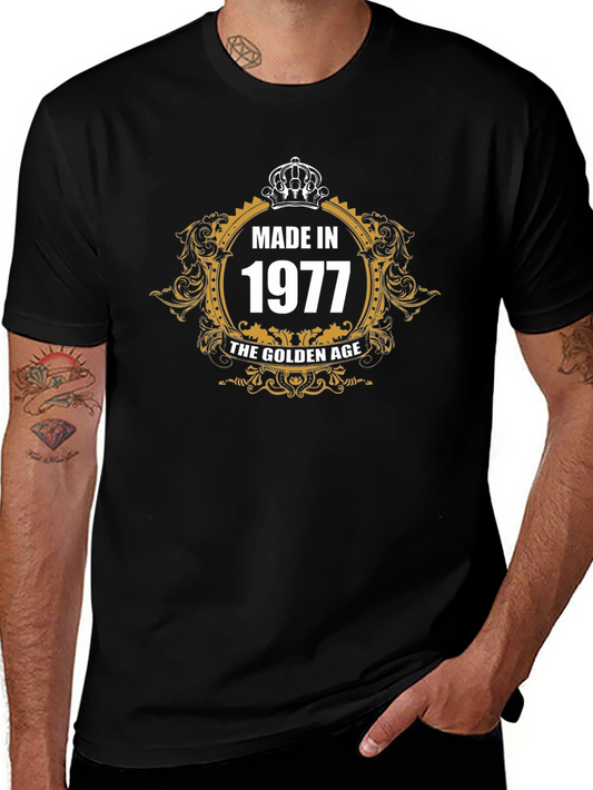 Made In 1977 Golden Age Graphic T-Shirt