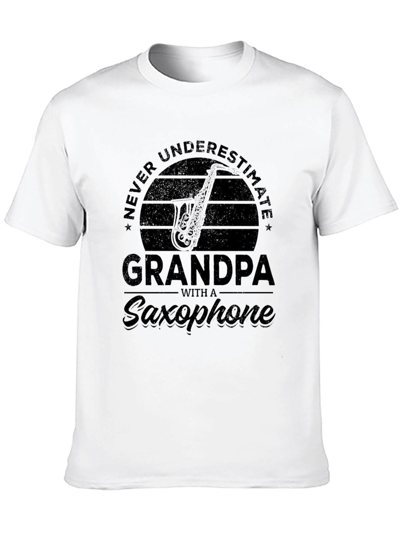 Grandpa With A Saxophone T-Shirt