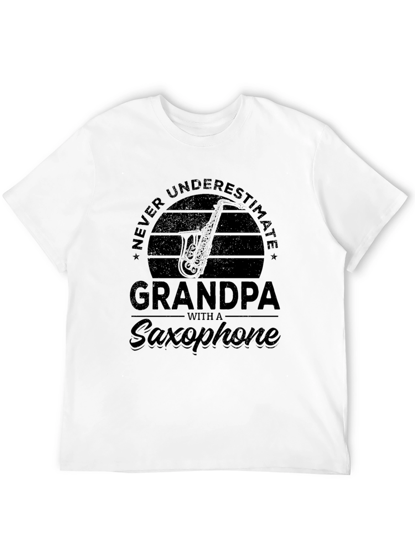 Grandpa With A Saxophone T-Shirt