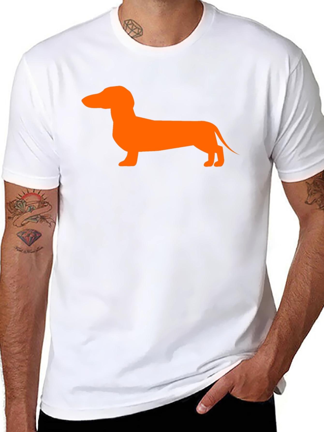 Dachshund Graphic T-Shirt | Classic Dog Lover Tee | Cute Dachshund Shirt | Dog Lover Gift | Free Shipping $50+