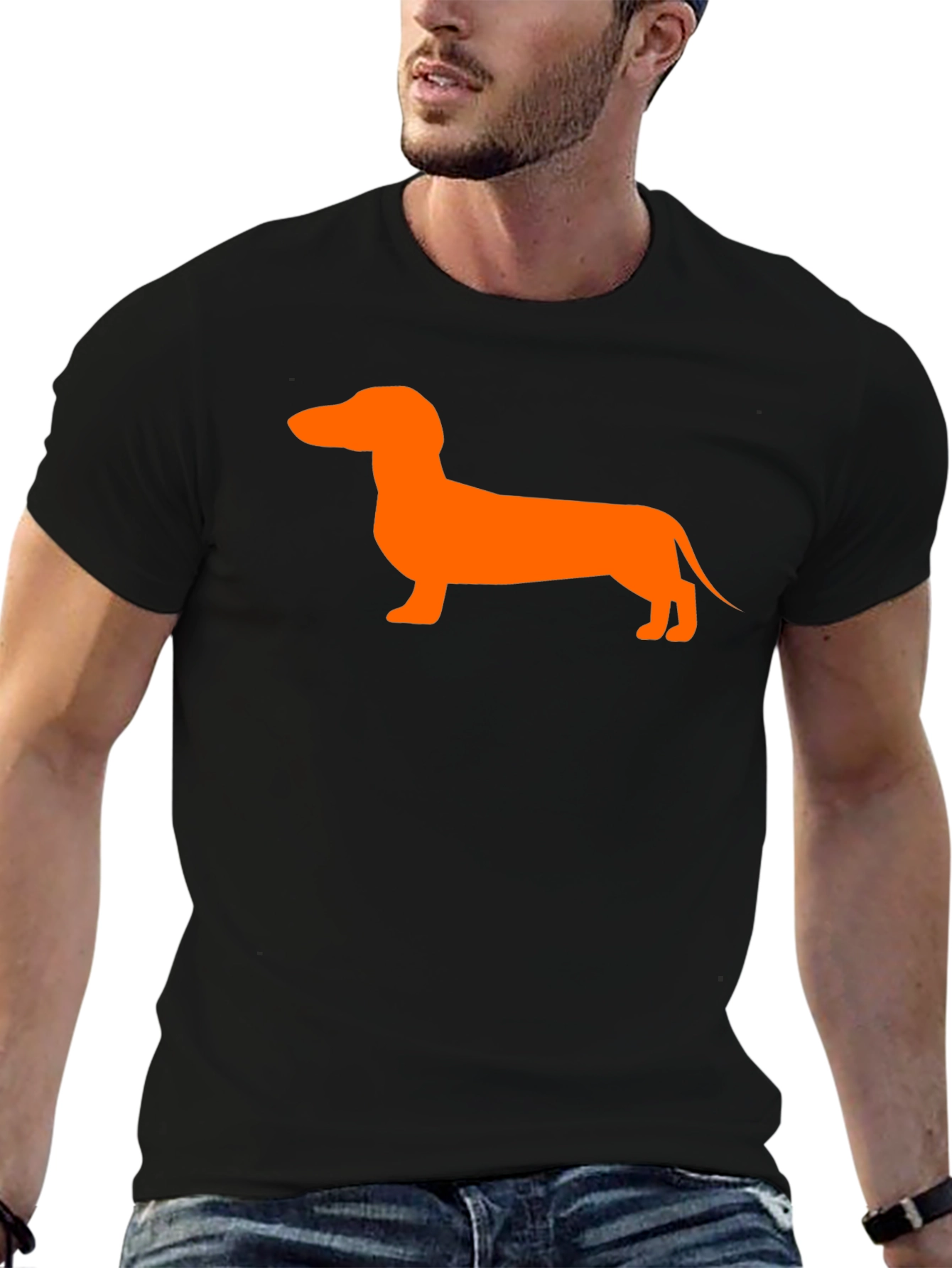 Dachshund Graphic T-Shirt | Classic Dog Lover Tee | Cute Dachshund Shirt | Dog Lover Gift | Free Shipping $50+