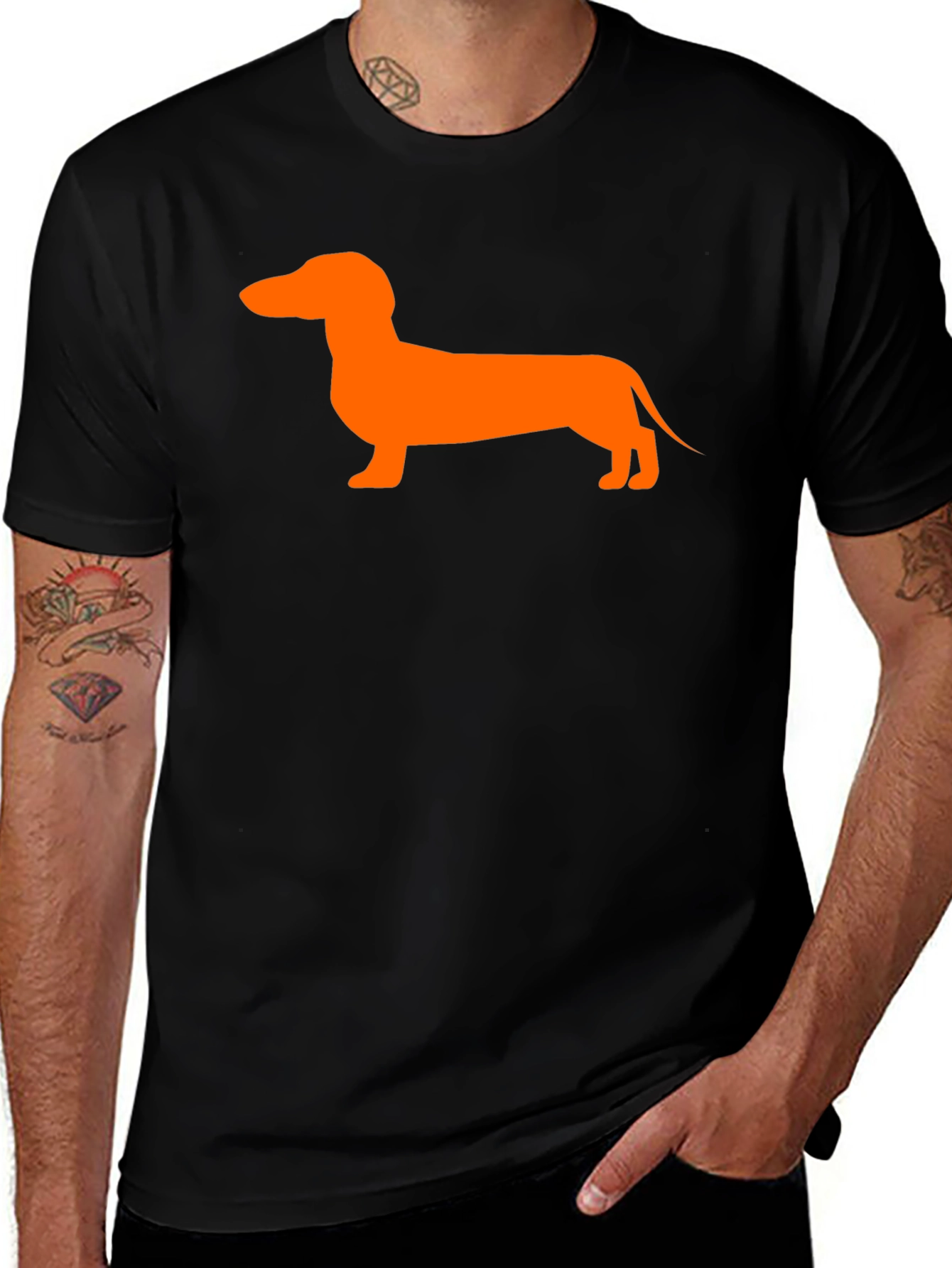 Dachshund Graphic T-Shirt | Classic Dog Lover Tee | Cute Dachshund Shirt | Dog Lover Gift | Free Shipping $50+