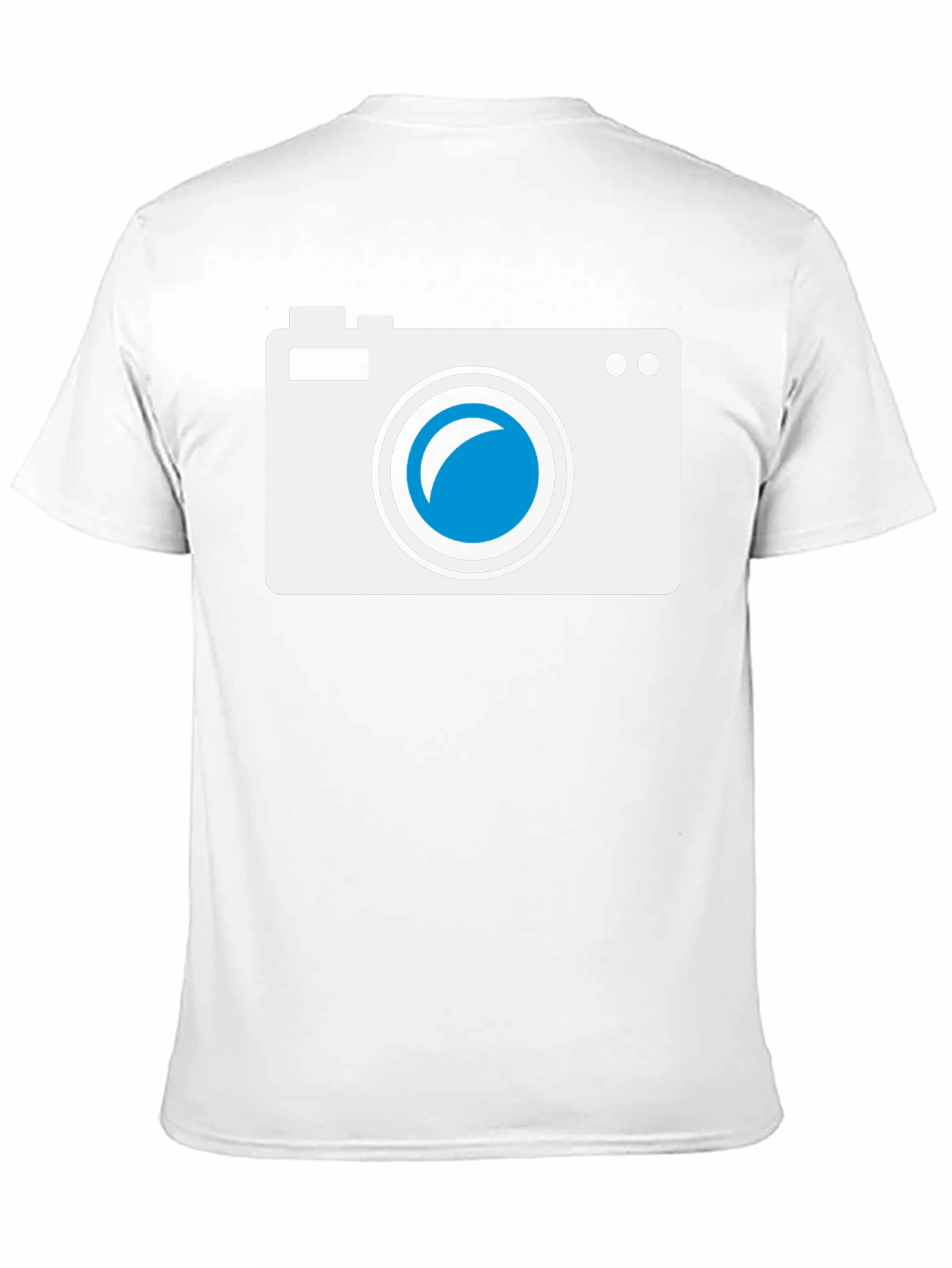 Camera Graphic Tee - Black Cotton T-Shirt