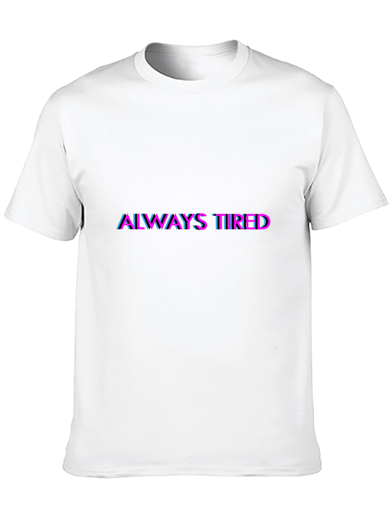 Always Tired Graphic Tee - Mens Black T-Shirt