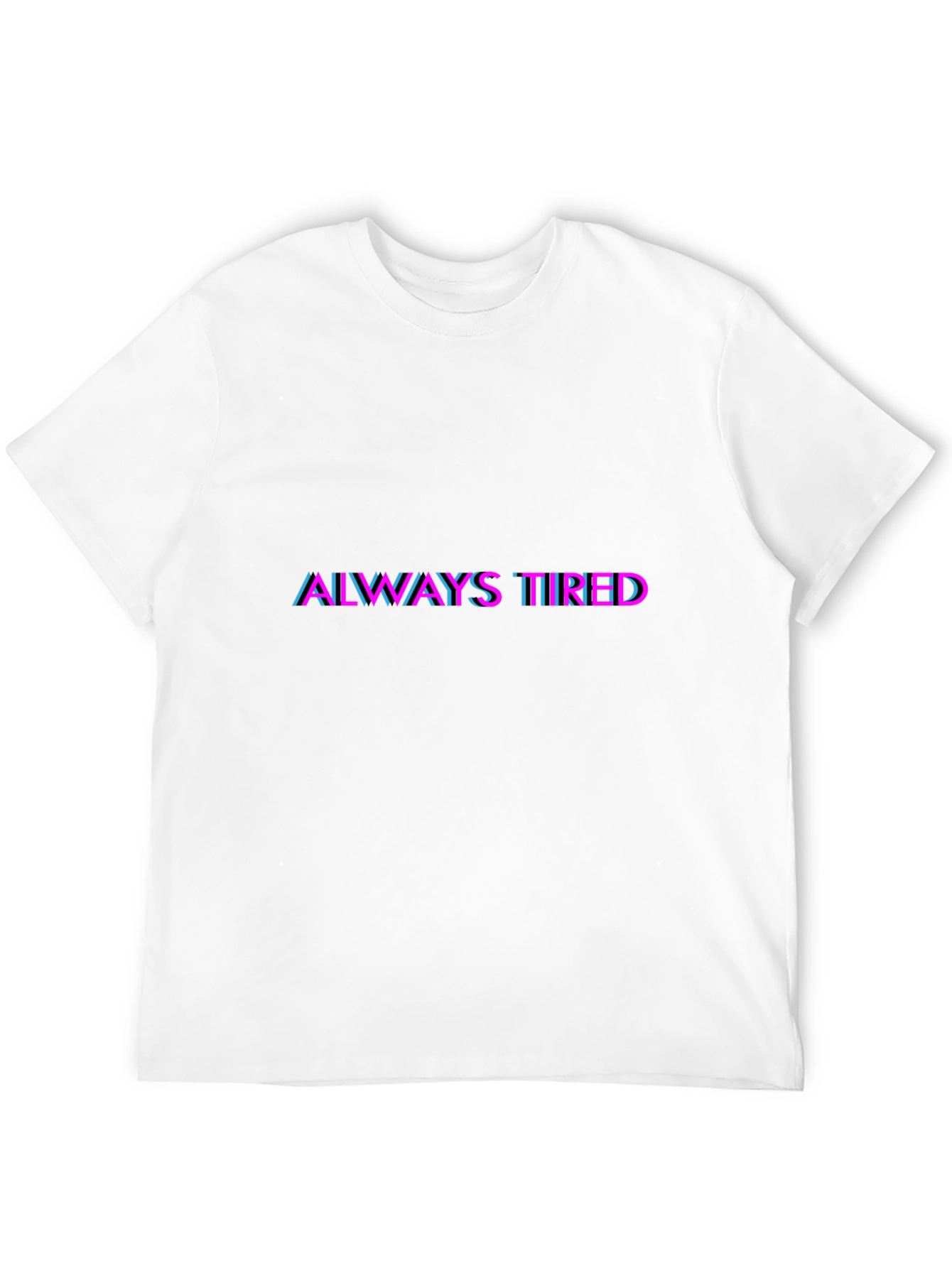 Always Tired Graphic Tee - Mens Black T-Shirt