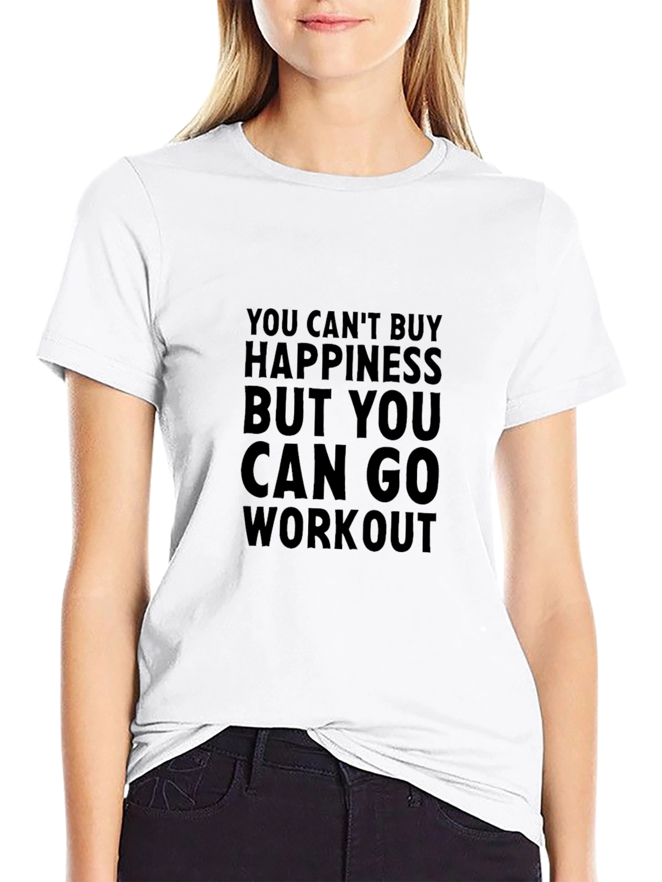 Workout Motivation Black T-Shirt