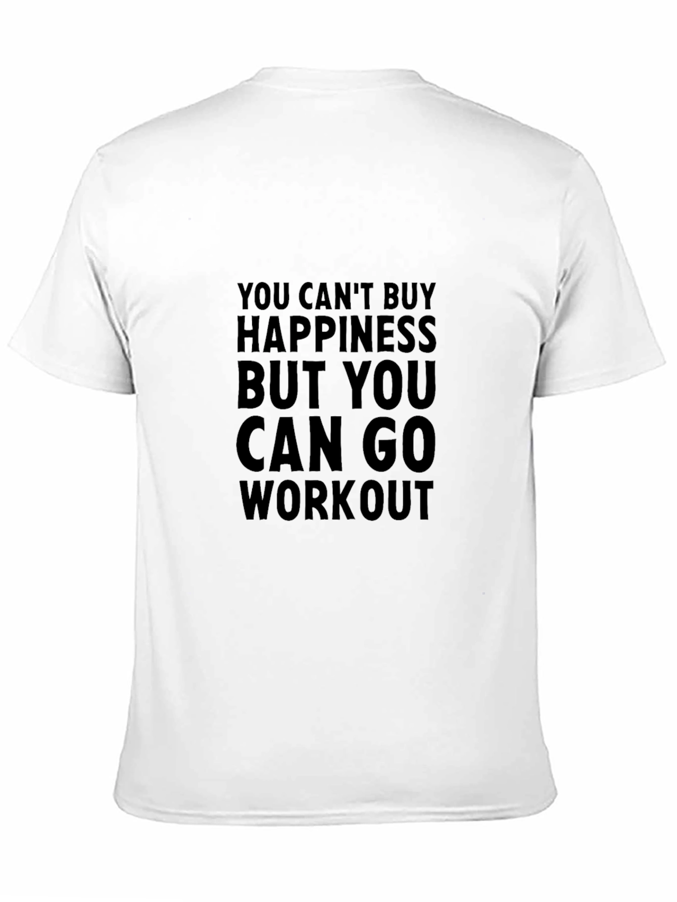 Workout Motivation Black T-Shirt