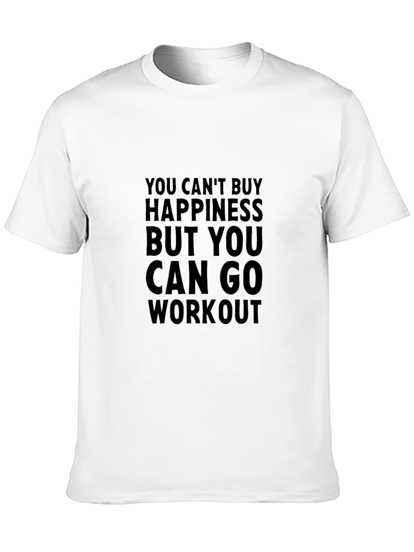 Workout Motivation Black T-Shirt