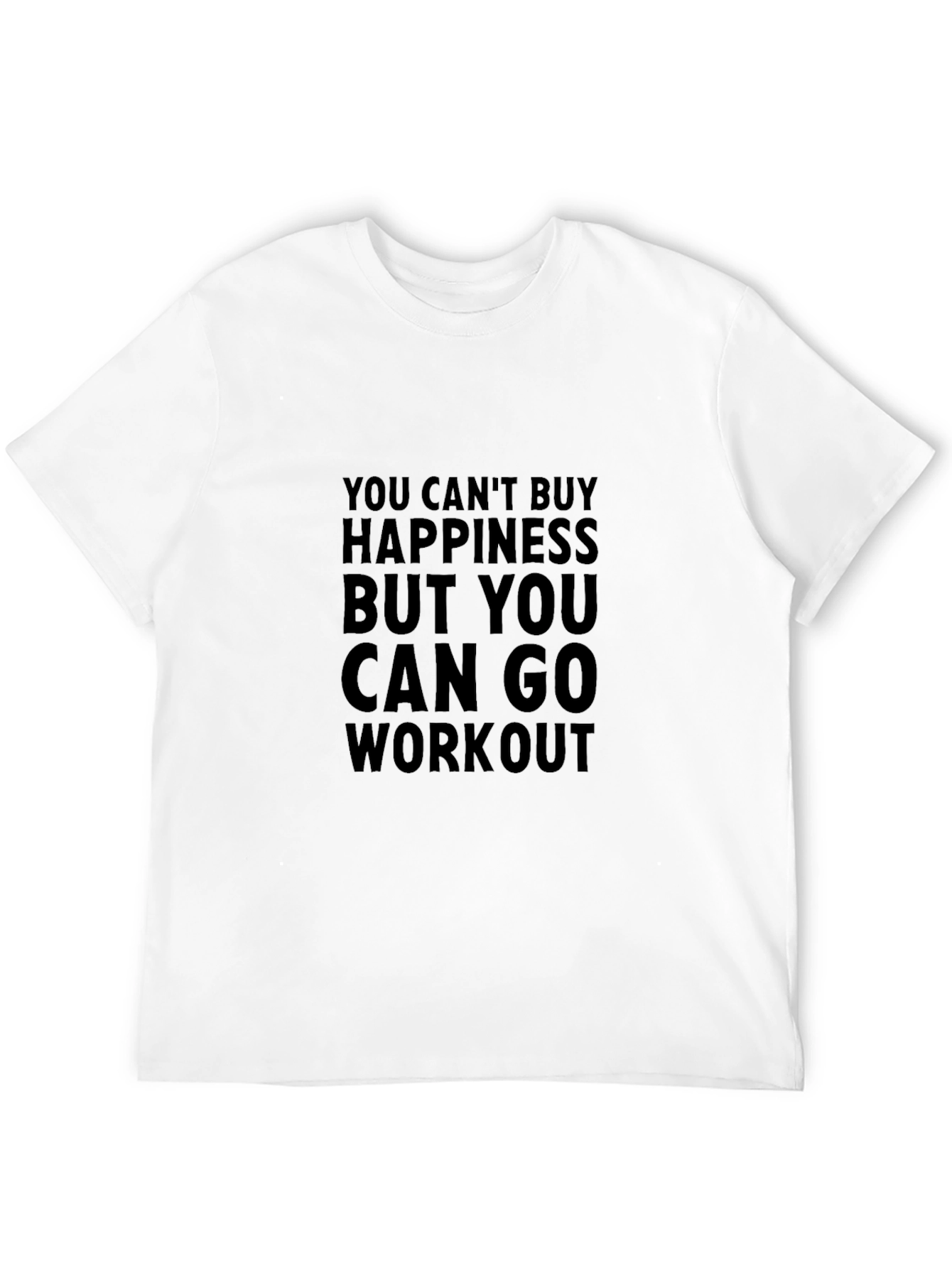 Workout Motivation Black T-Shirt