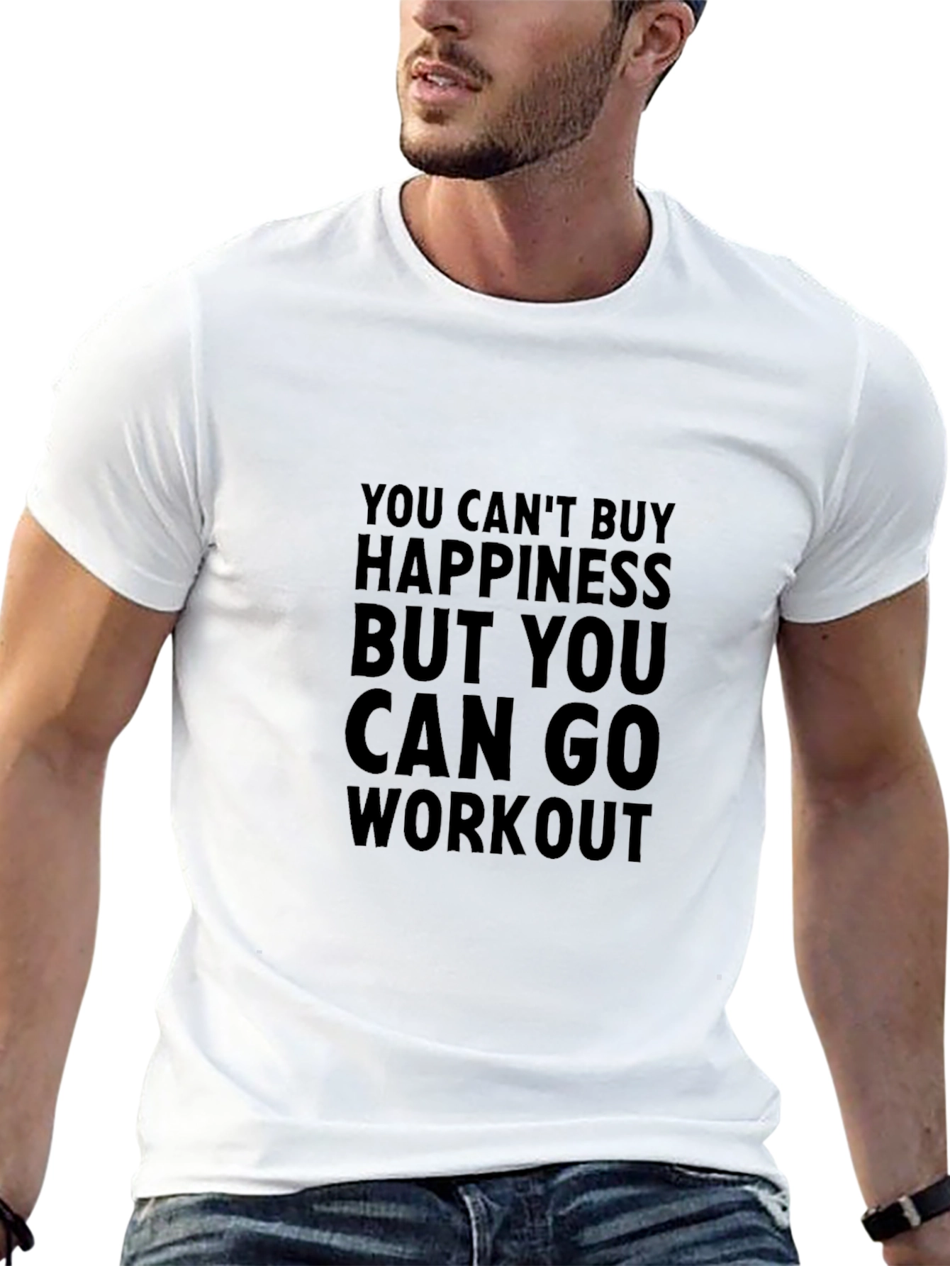 Workout Motivation Black T-Shirt