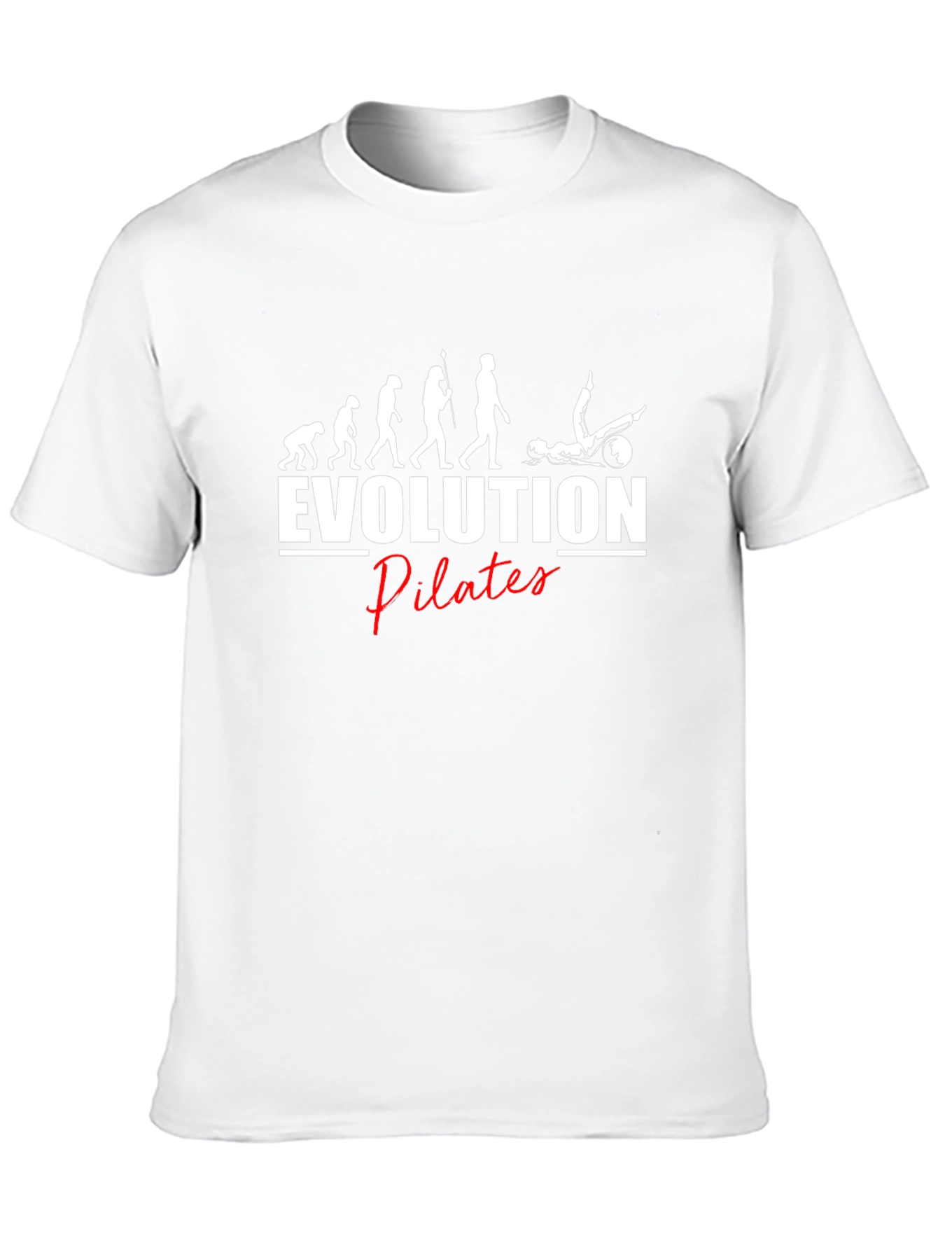 Evolution Pilates Graphic Tee - Black Cotton T-Shirt