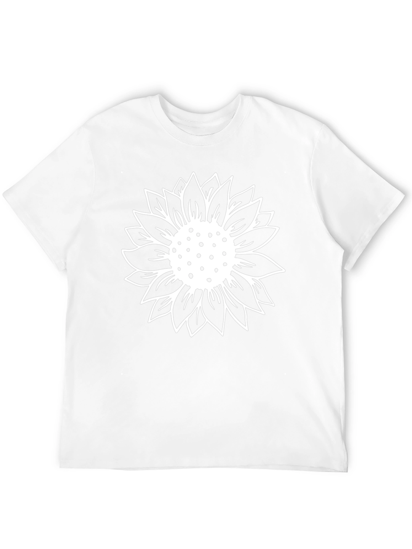 Sunflower Graphic Tee - Black Cotton Blend