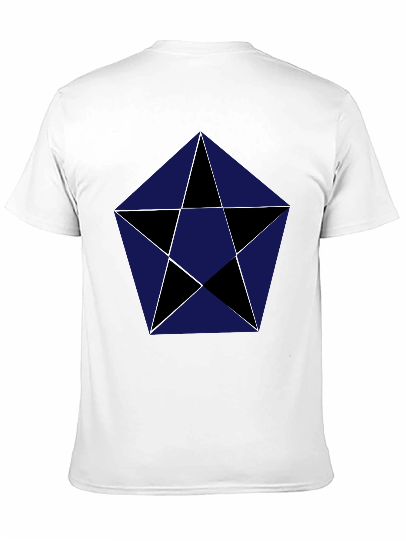 Geometric Star T-Shirt - Modern Design Tee