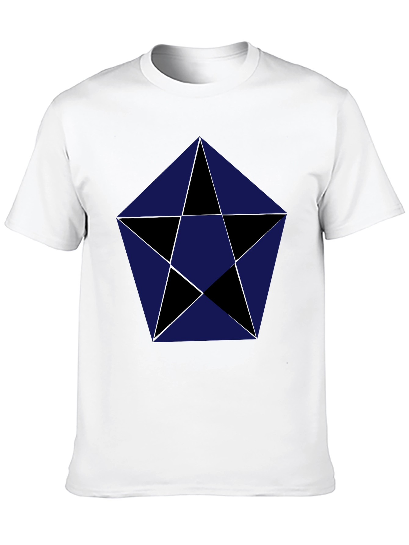 Geometric Star T-Shirt - Modern Design Tee