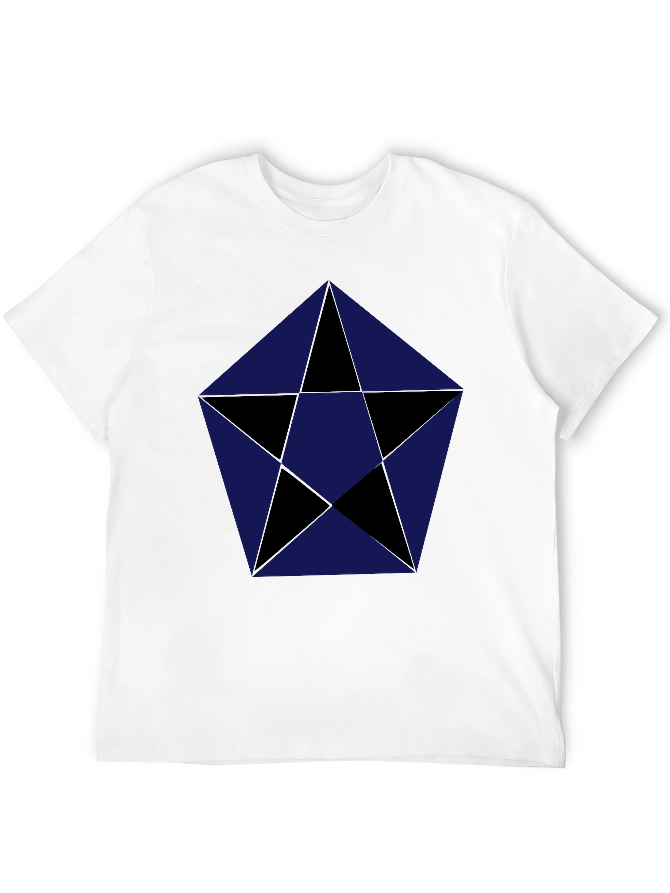 Geometric Star T-Shirt - Modern Design Tee