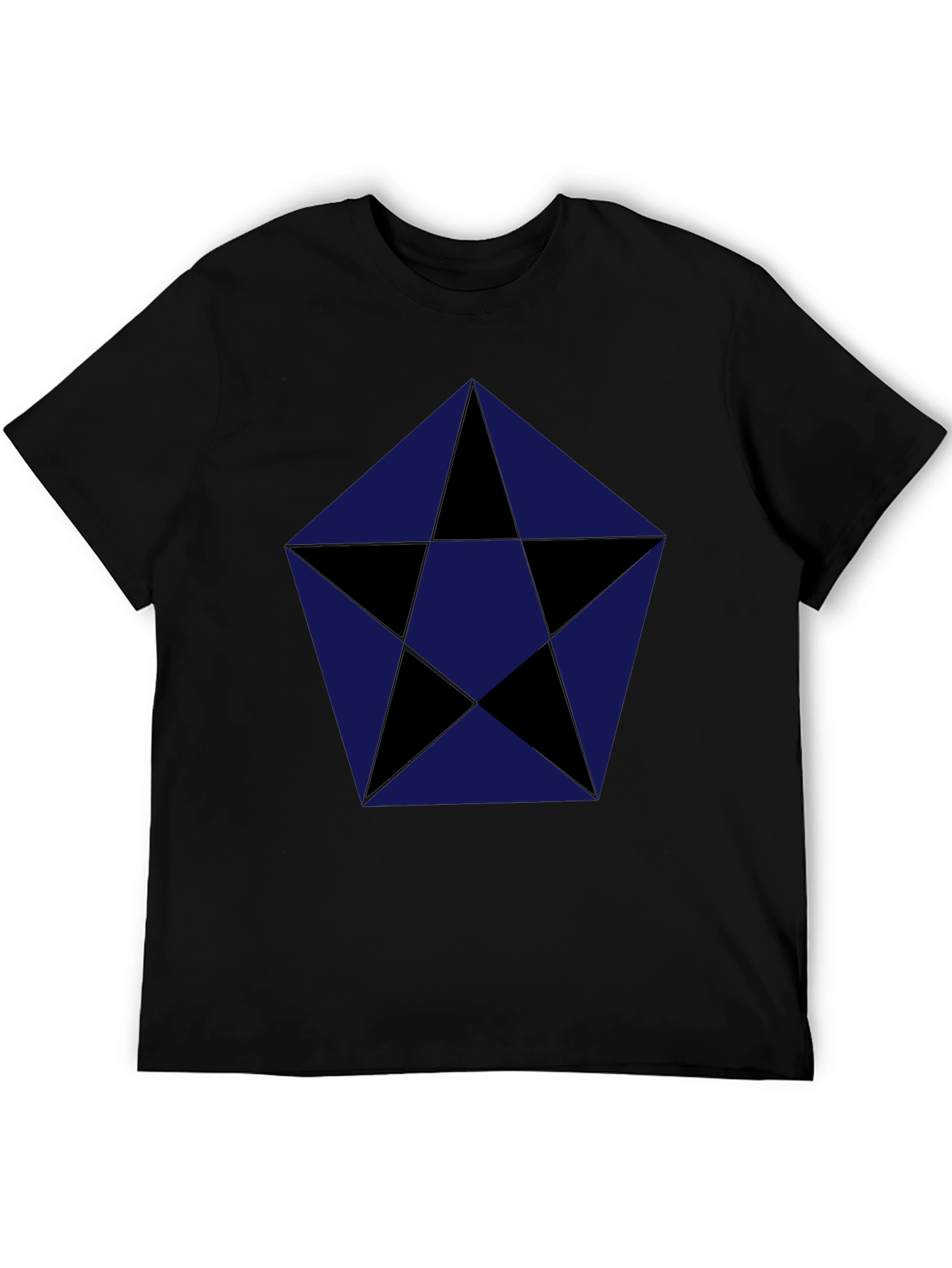 Geometric Star T-Shirt - Modern Design Tee