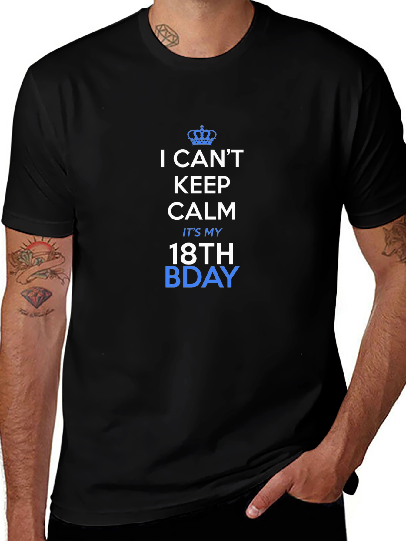 I Cant Keep Calm 18th Birthday T-Shirt