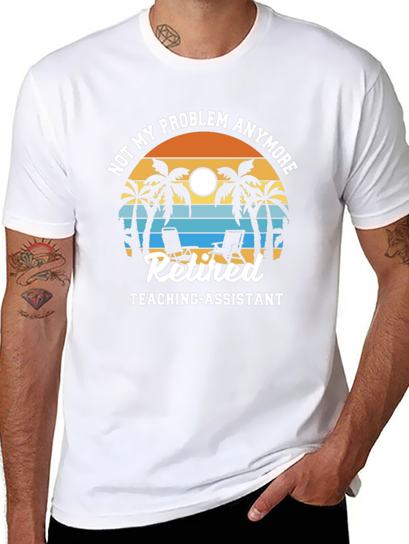 Retired Teaching Assistant Graphic T-Shirt