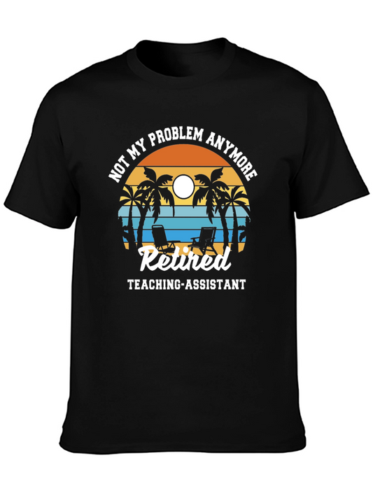 Retired Teaching Assistant Graphic T-Shirt