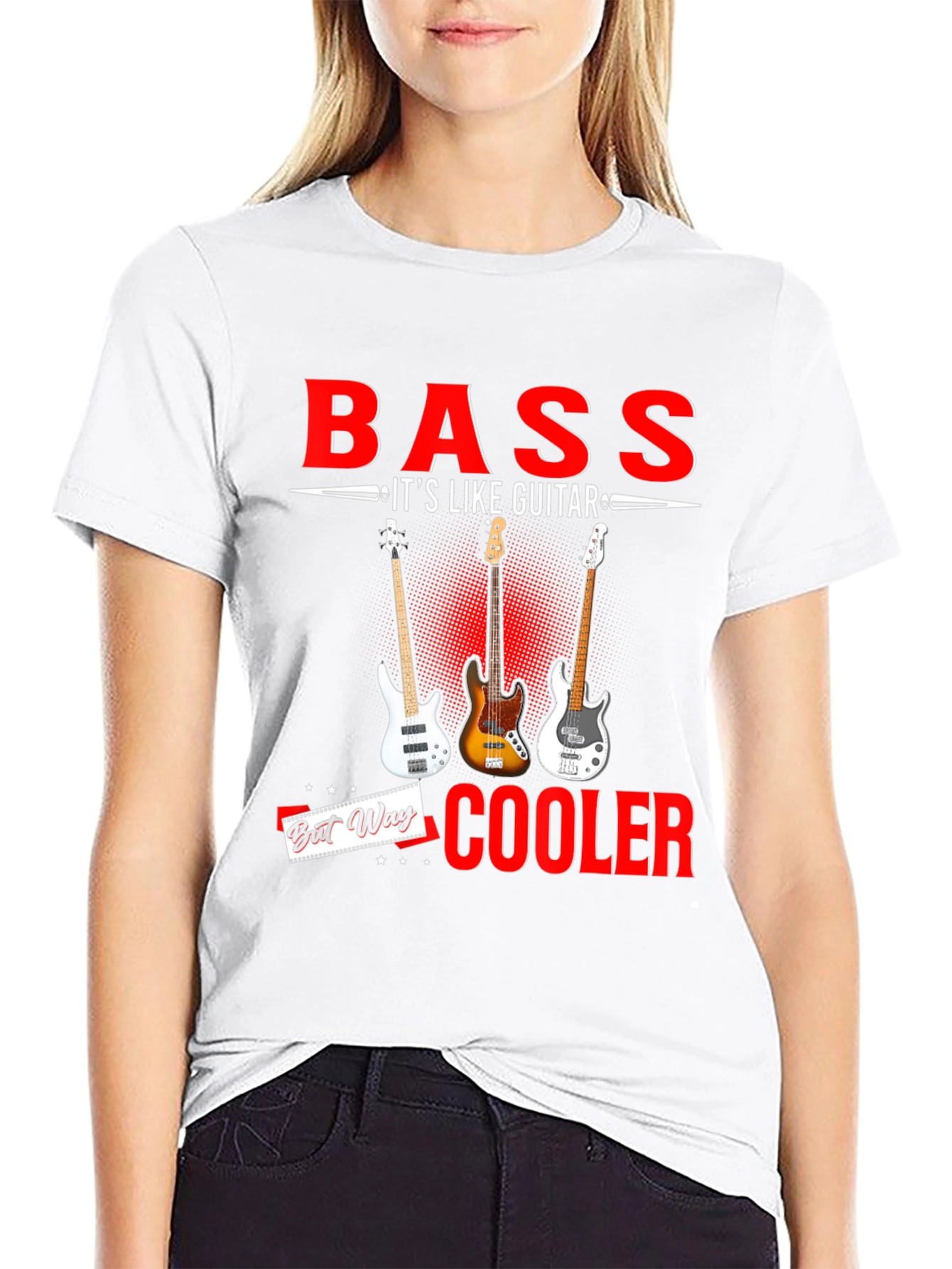 Bass is Cooler Than Guitar T-Shirt