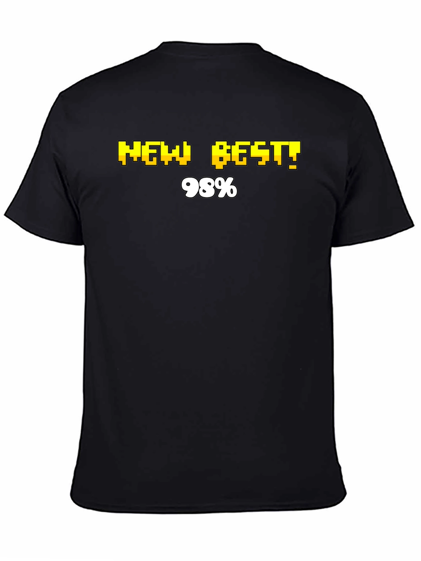 Pixel Perfect New Best! 98% Black T-Shirt