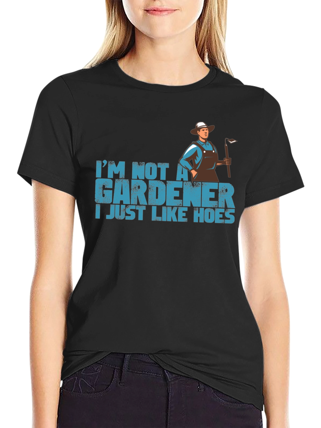 Funny Gardener T-Shirt - I Just Like Hoes