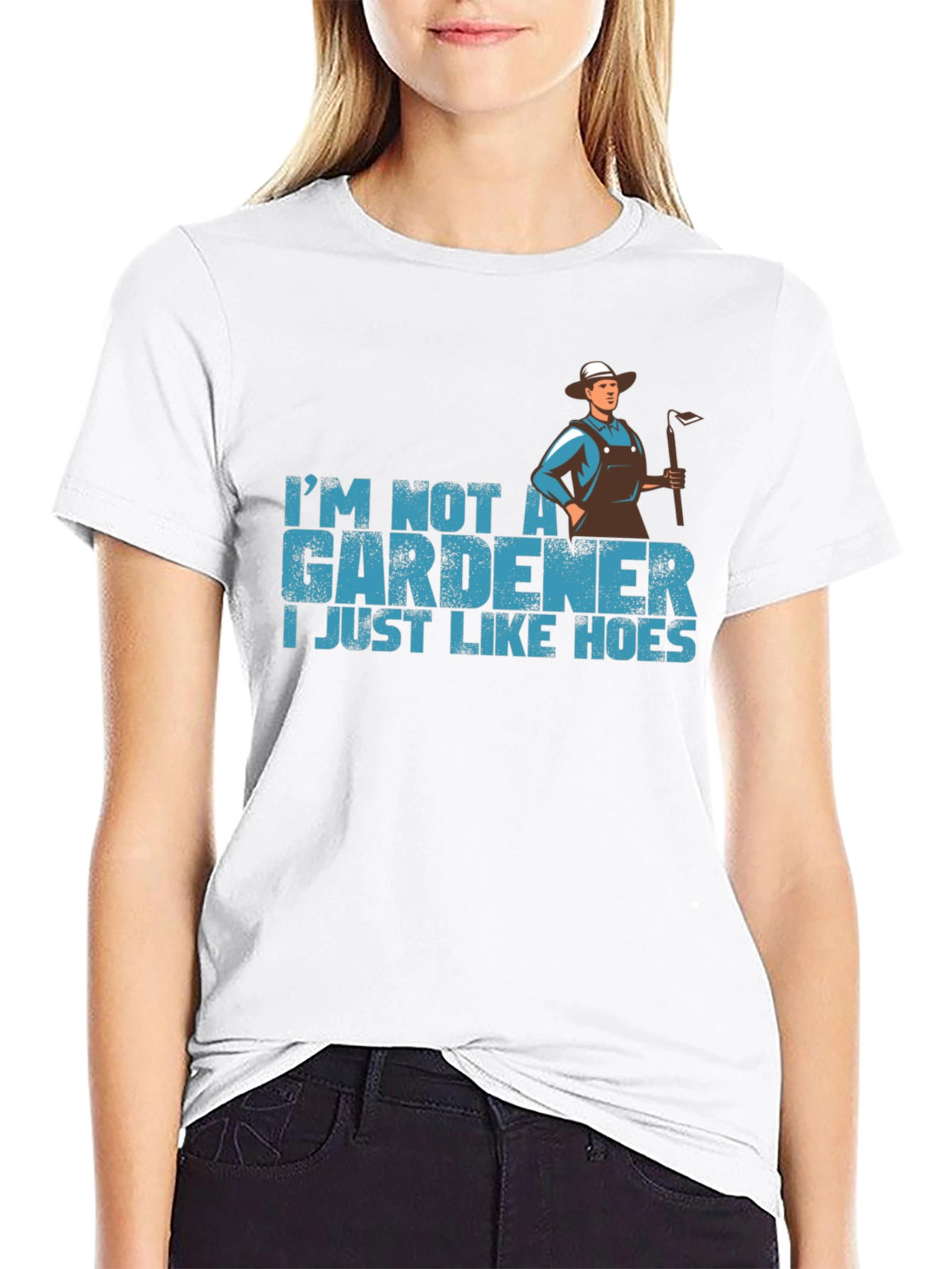 Funny Gardener T-Shirt - I Just Like Hoes
