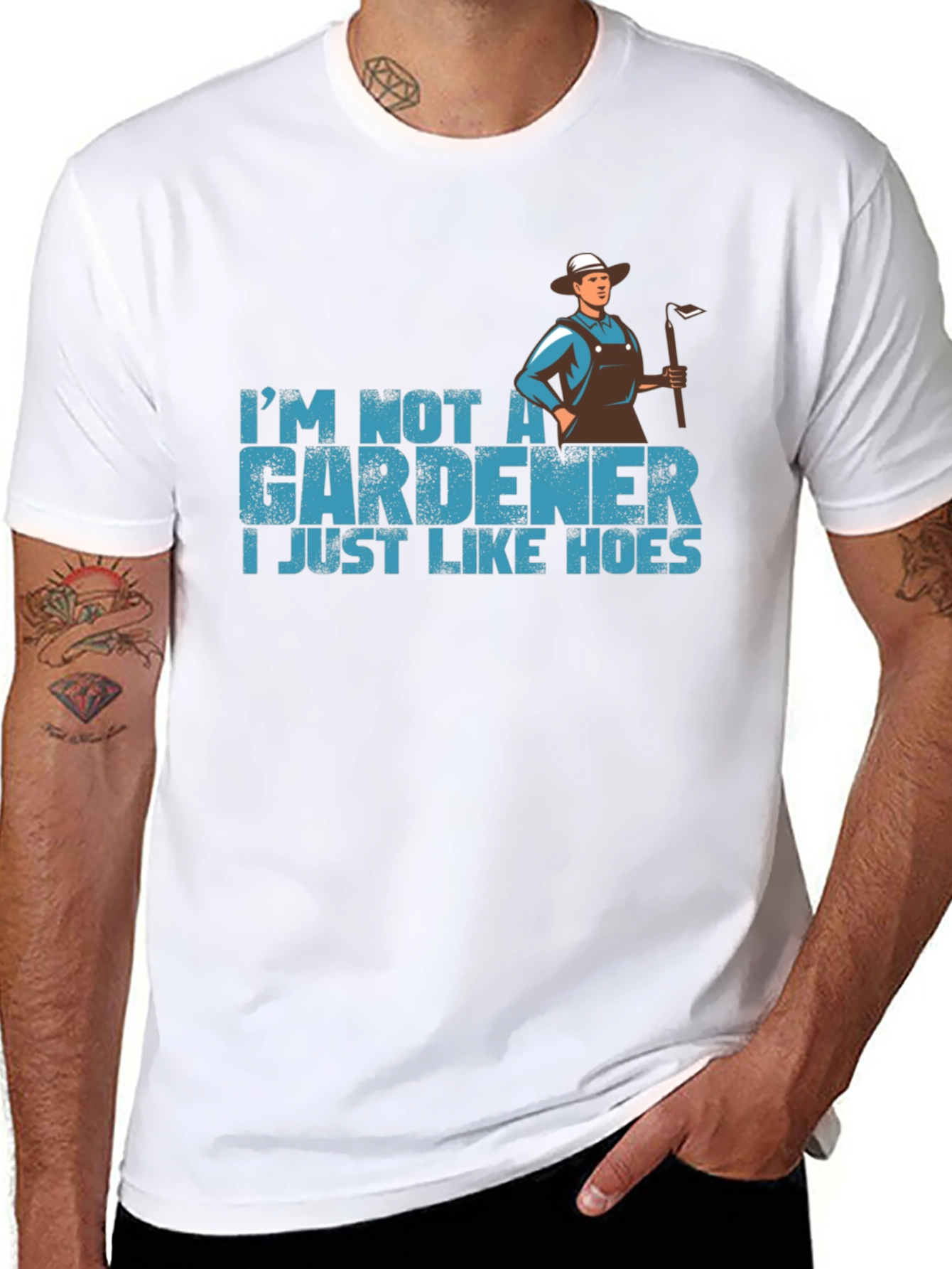Funny Gardener T-Shirt - I Just Like Hoes