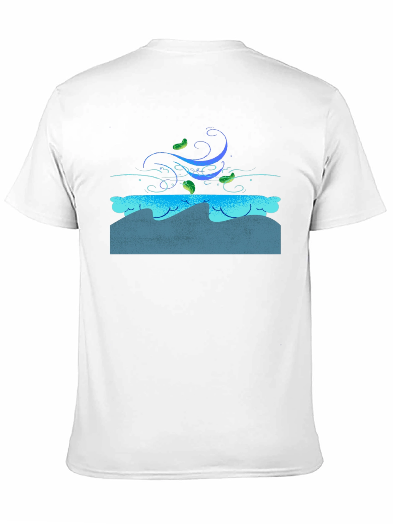 Wind & Waves Graphic Black T-Shirt