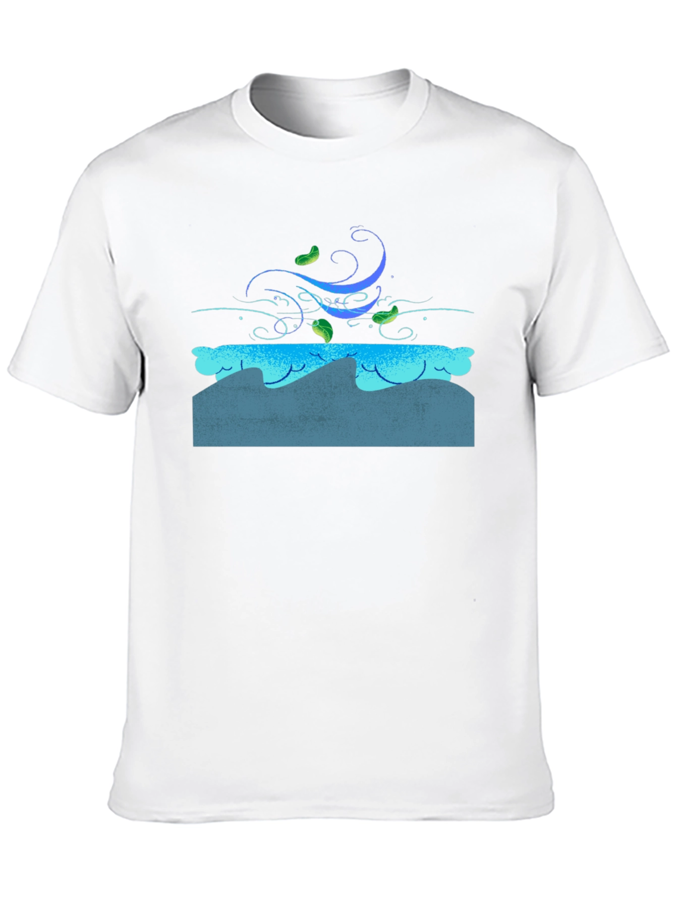 Wind & Waves Graphic Black T-Shirt