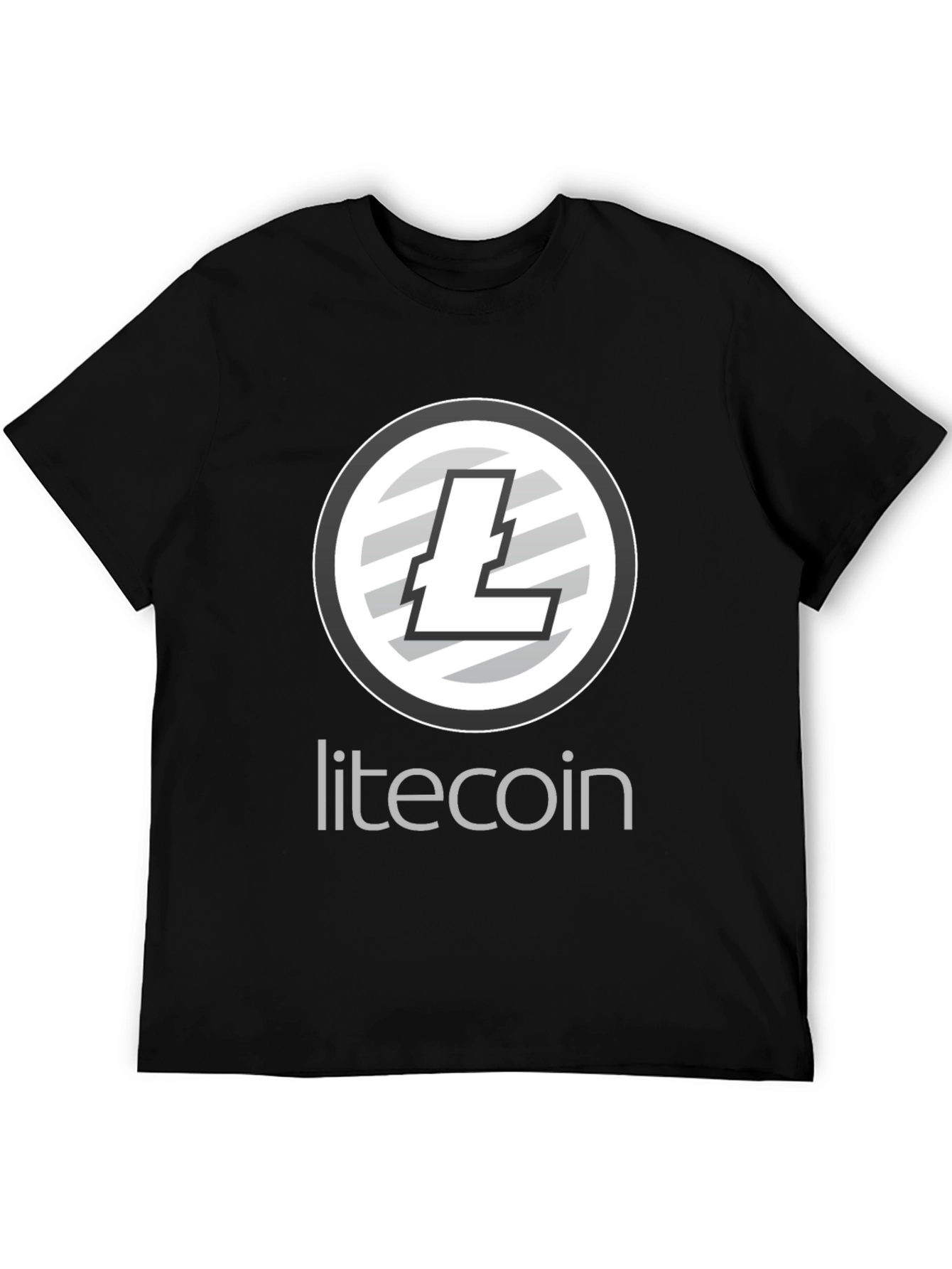 Litecoin Crypto Black T-Shirt