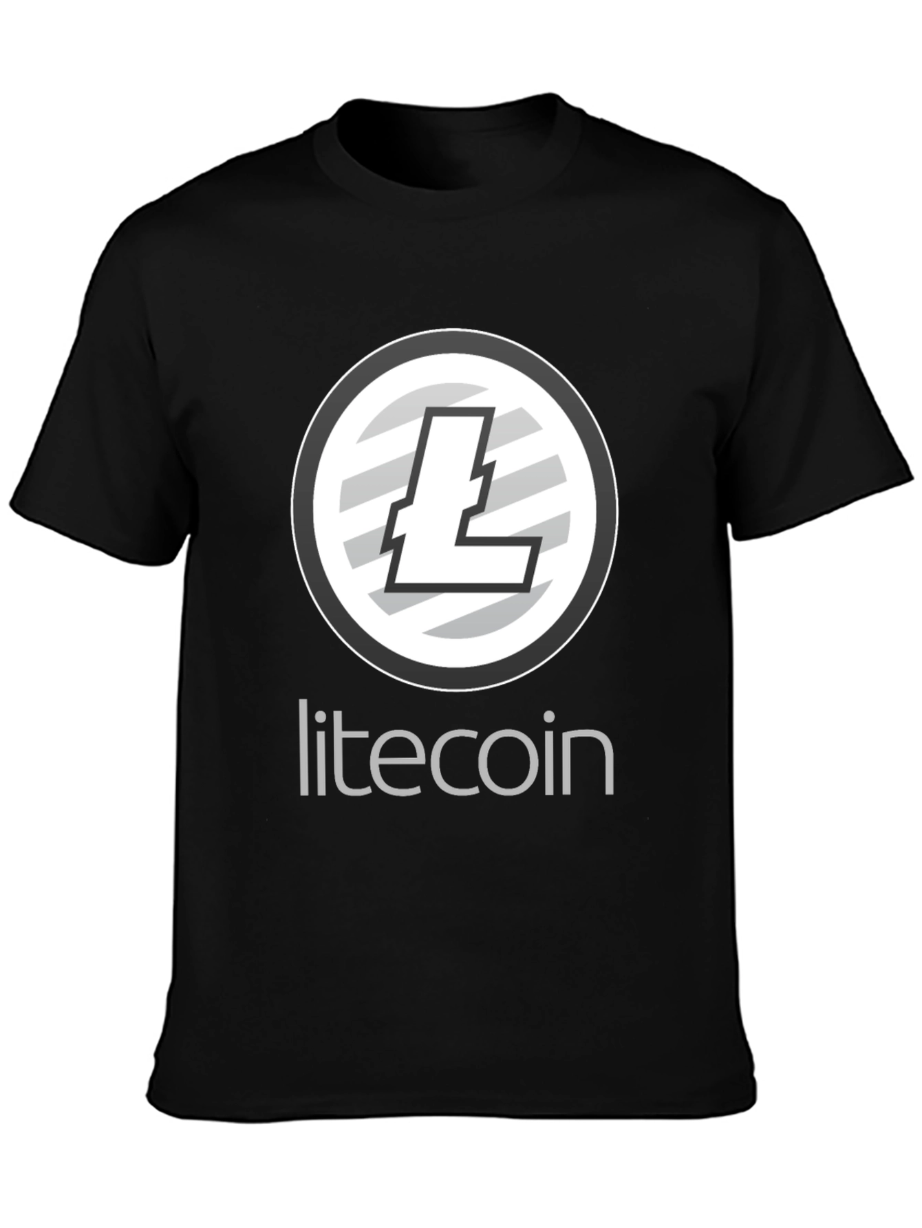 Litecoin Crypto Black T-Shirt