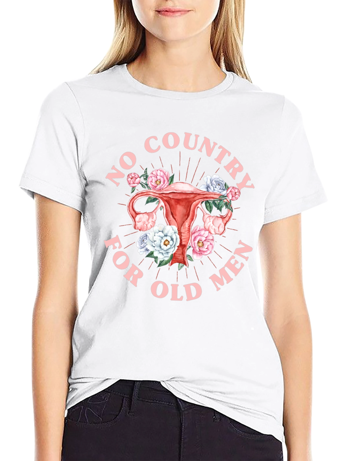 Feminist No Country for Old Men Graphic Tee