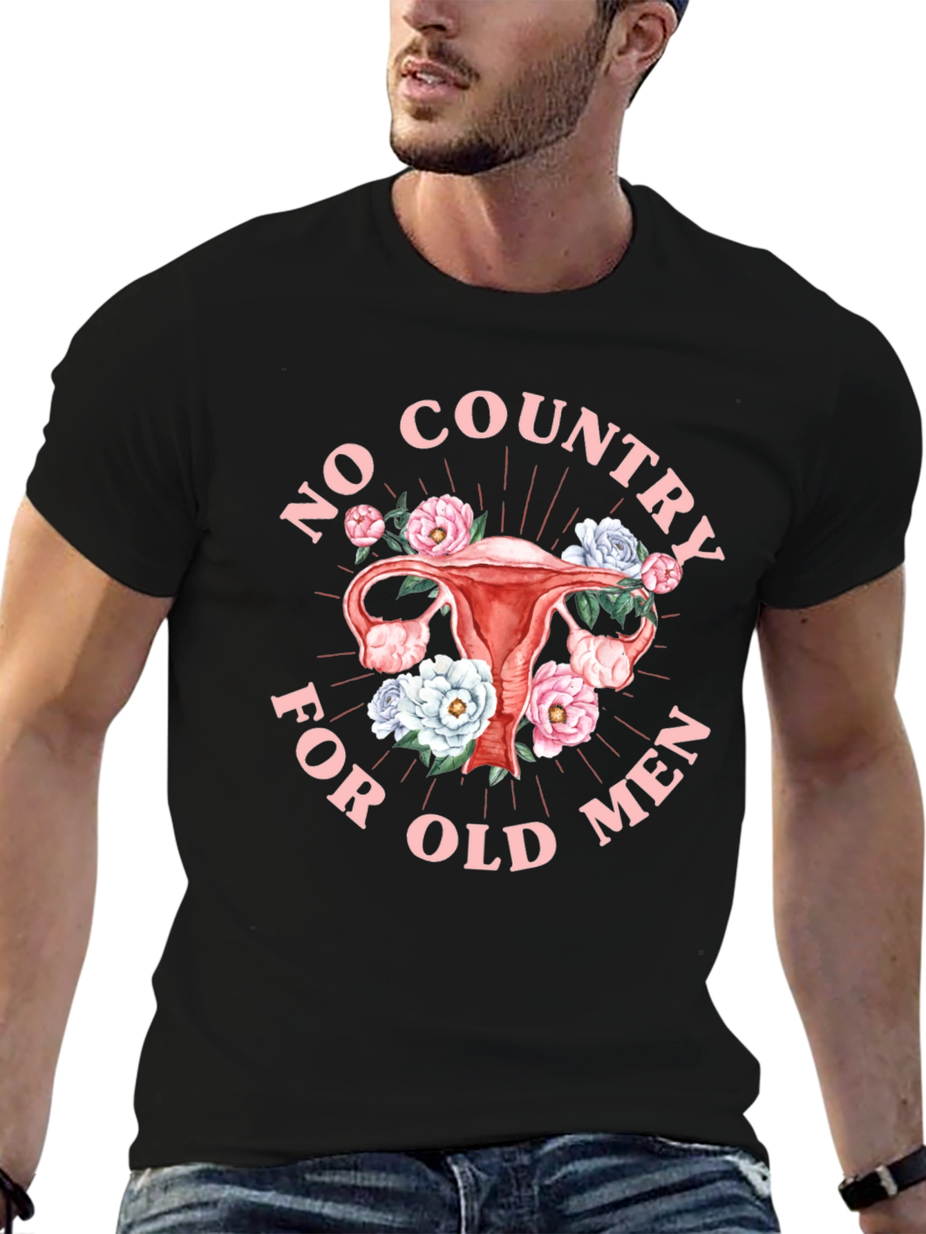 Feminist No Country for Old Men Graphic Tee