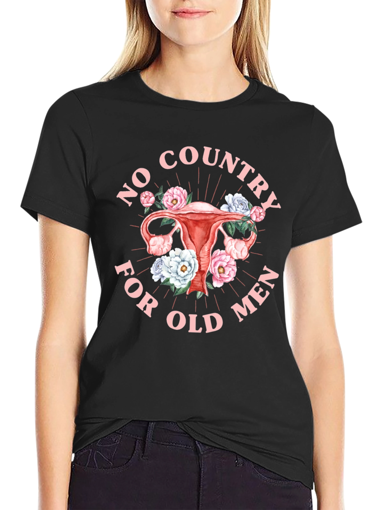 Feminist No Country for Old Men Graphic Tee