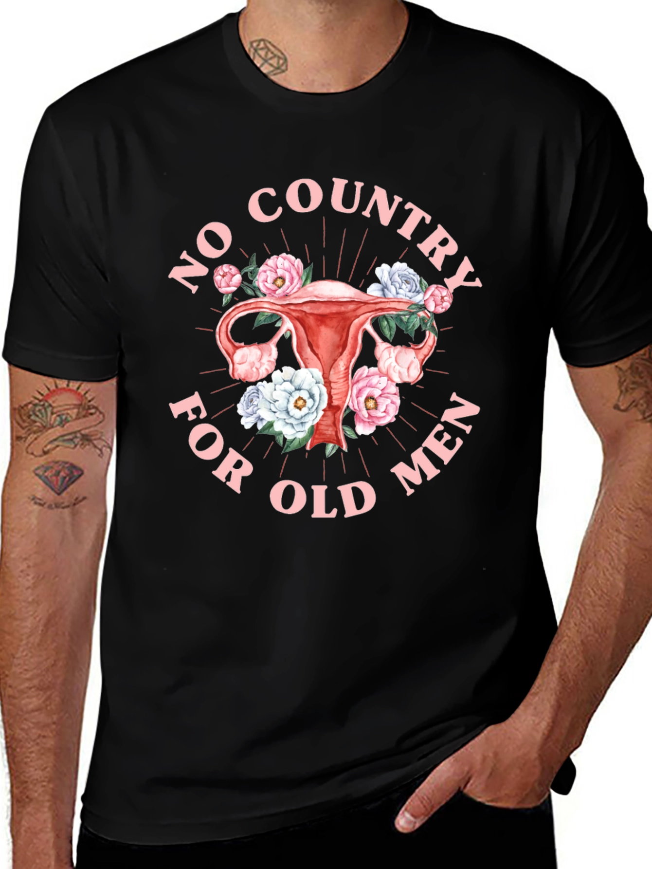 Feminist No Country for Old Men Graphic Tee