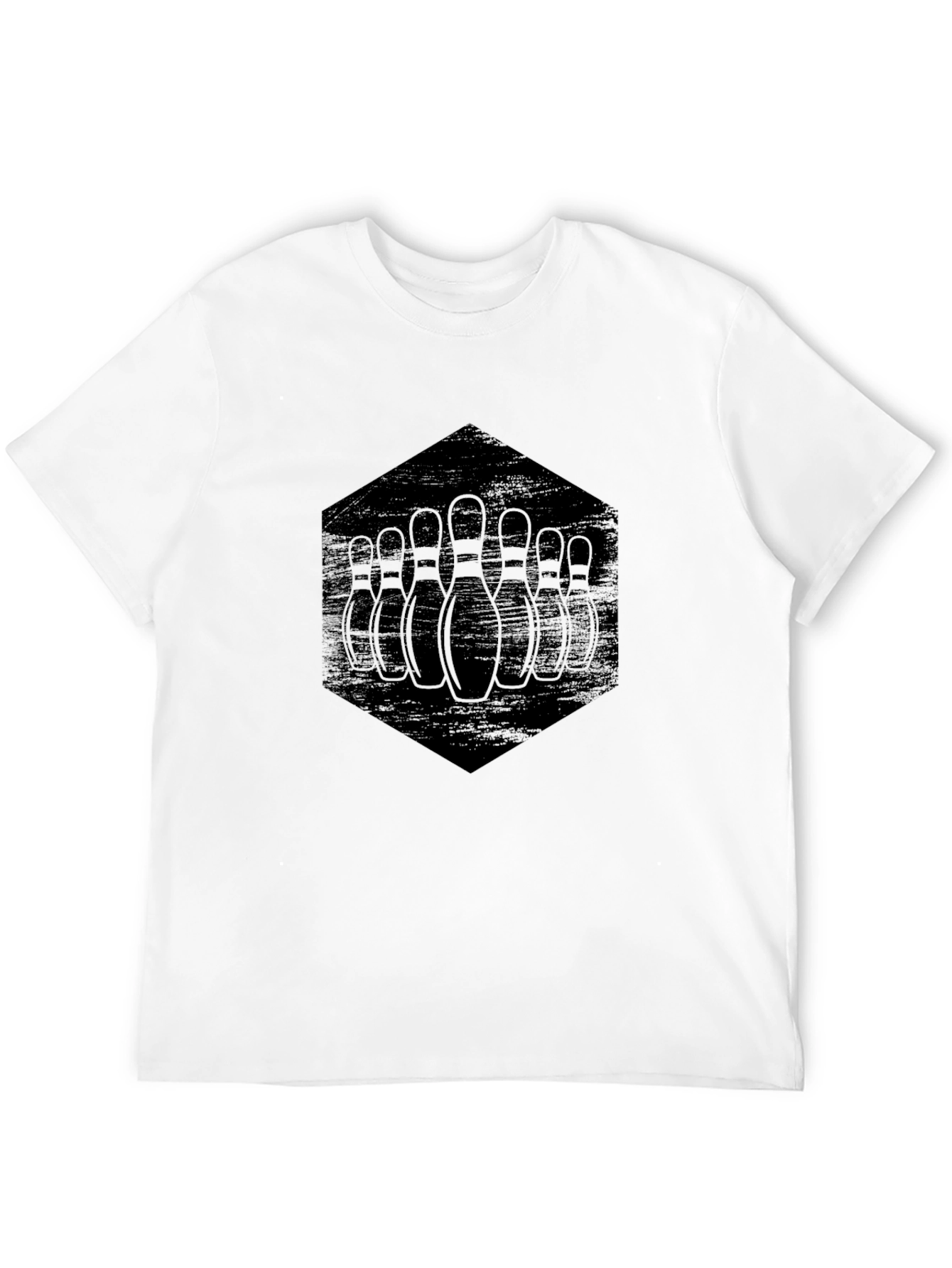 Bowling Pins Graphic Tee - Black