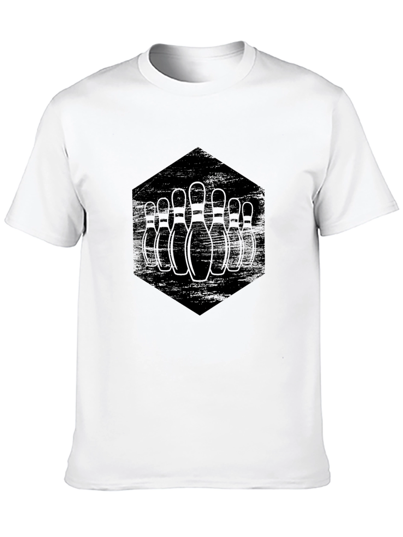 Bowling Pins Graphic Tee - Black
