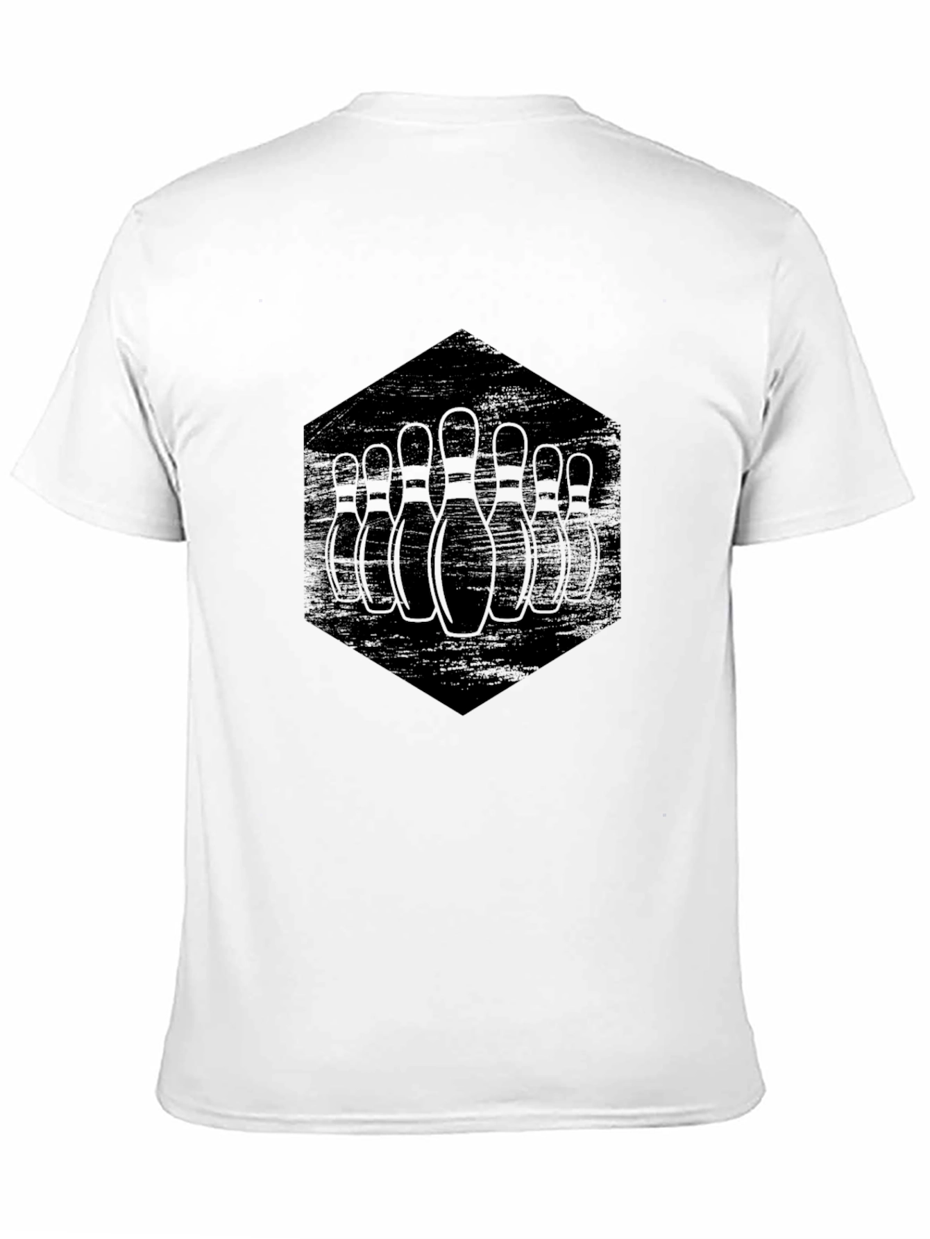 Bowling Pins Graphic Tee - Black