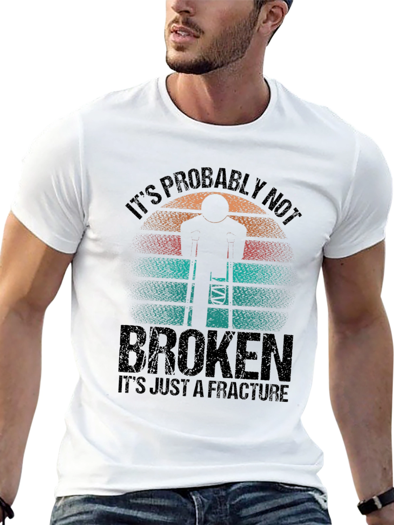 Funny Broken Bone Fracture Injury T-Shirt