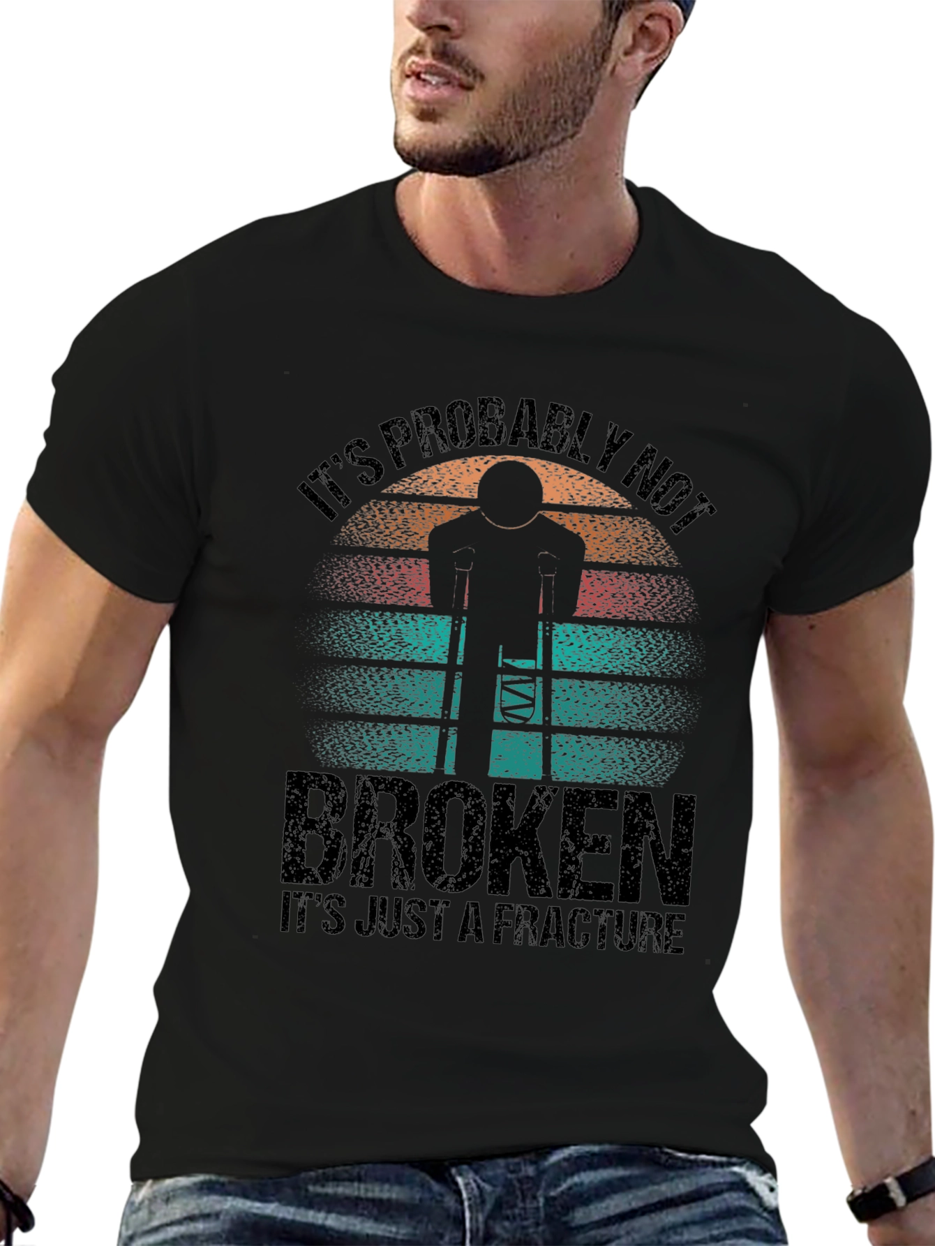 Funny Broken Bone Fracture Injury T-Shirt