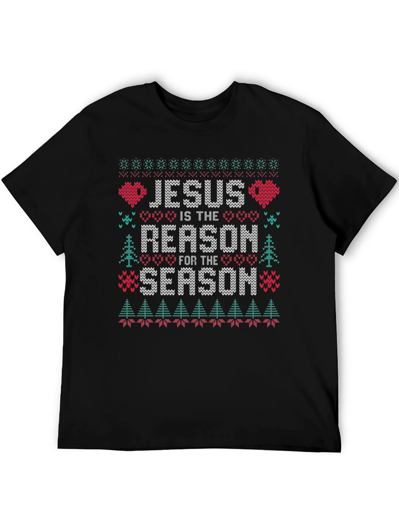 Jesus is the Reason Christmas Ugly Sweater T-Shirt