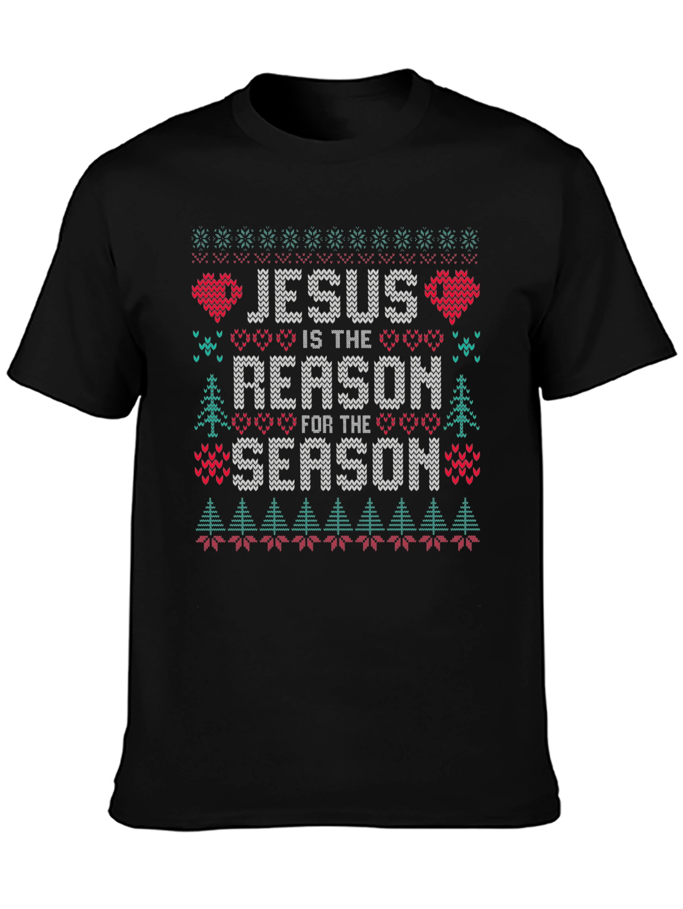 Jesus is the Reason Christmas Ugly Sweater T-Shirt