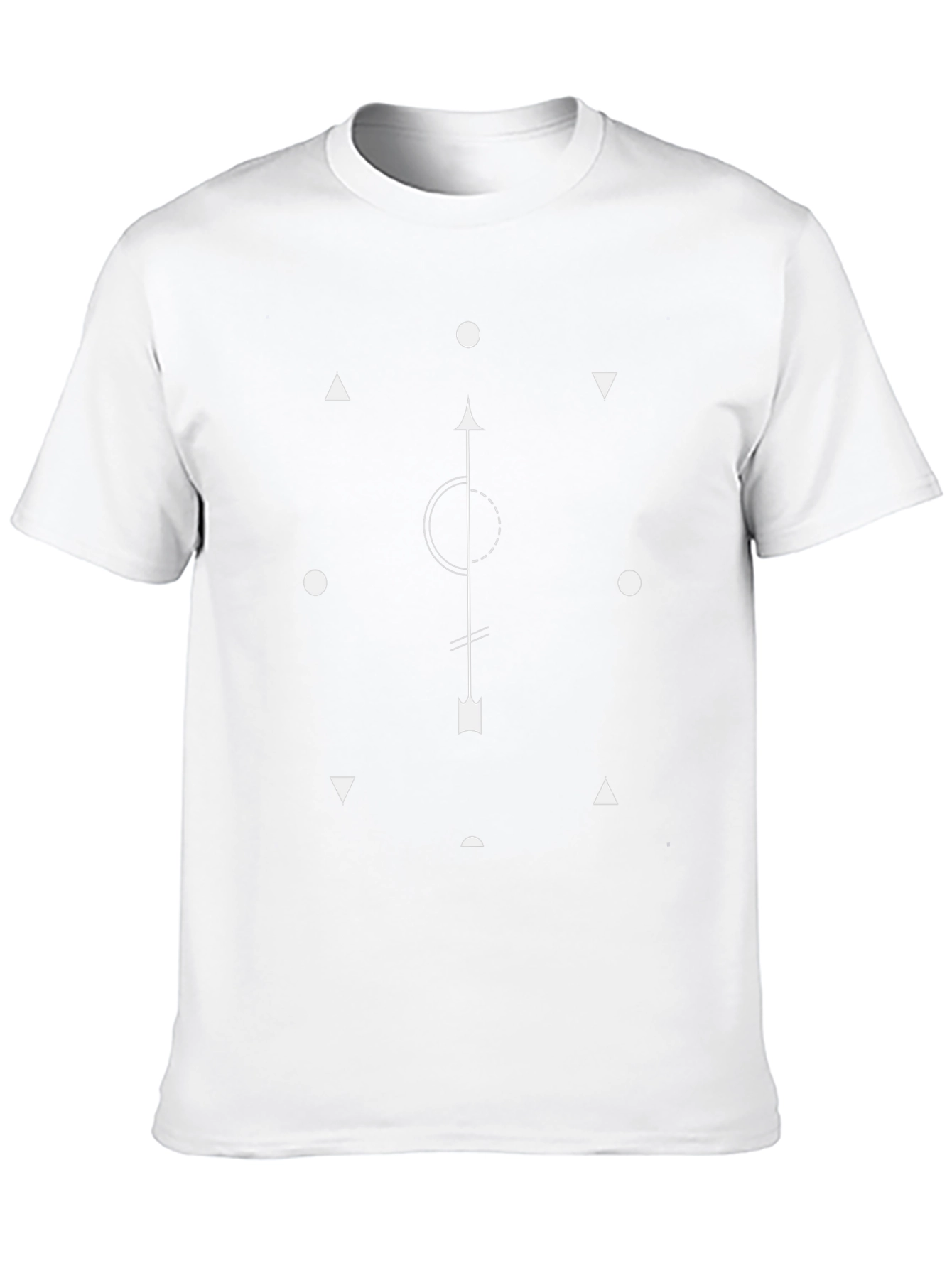 Geometric Arrow T-Shirt - Modern Minimalist Design
