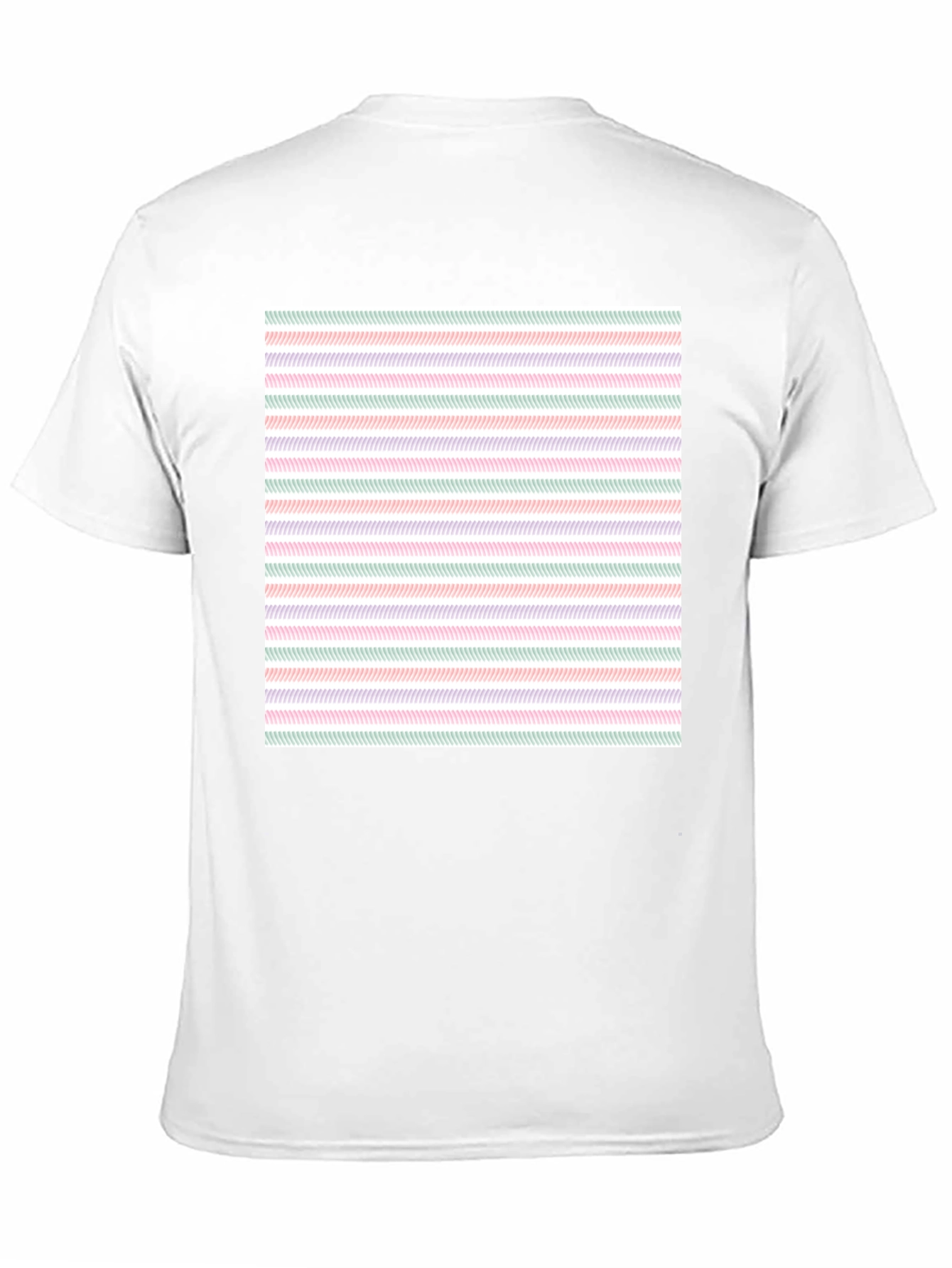 Striped Pattern Tee - Modern Casual Wear