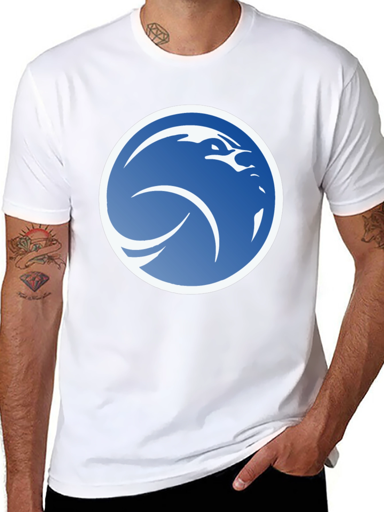 Bold Eagle Graphic Black T-Shirt - Modern Style