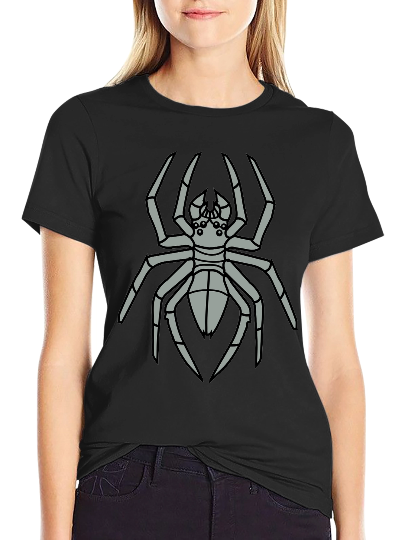 Spider Graphic Tee - Mens Black T-Shirt